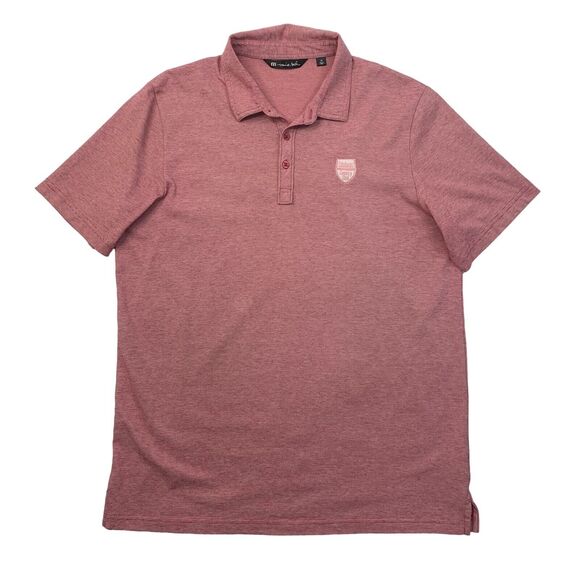 Travis Mathew Polo Shirt Mens XL Extra Large Red Pima Cotton Blend Calabasas - Picture 1 of 11